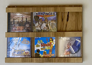 CD-Wandregal, CD-Aufsteller